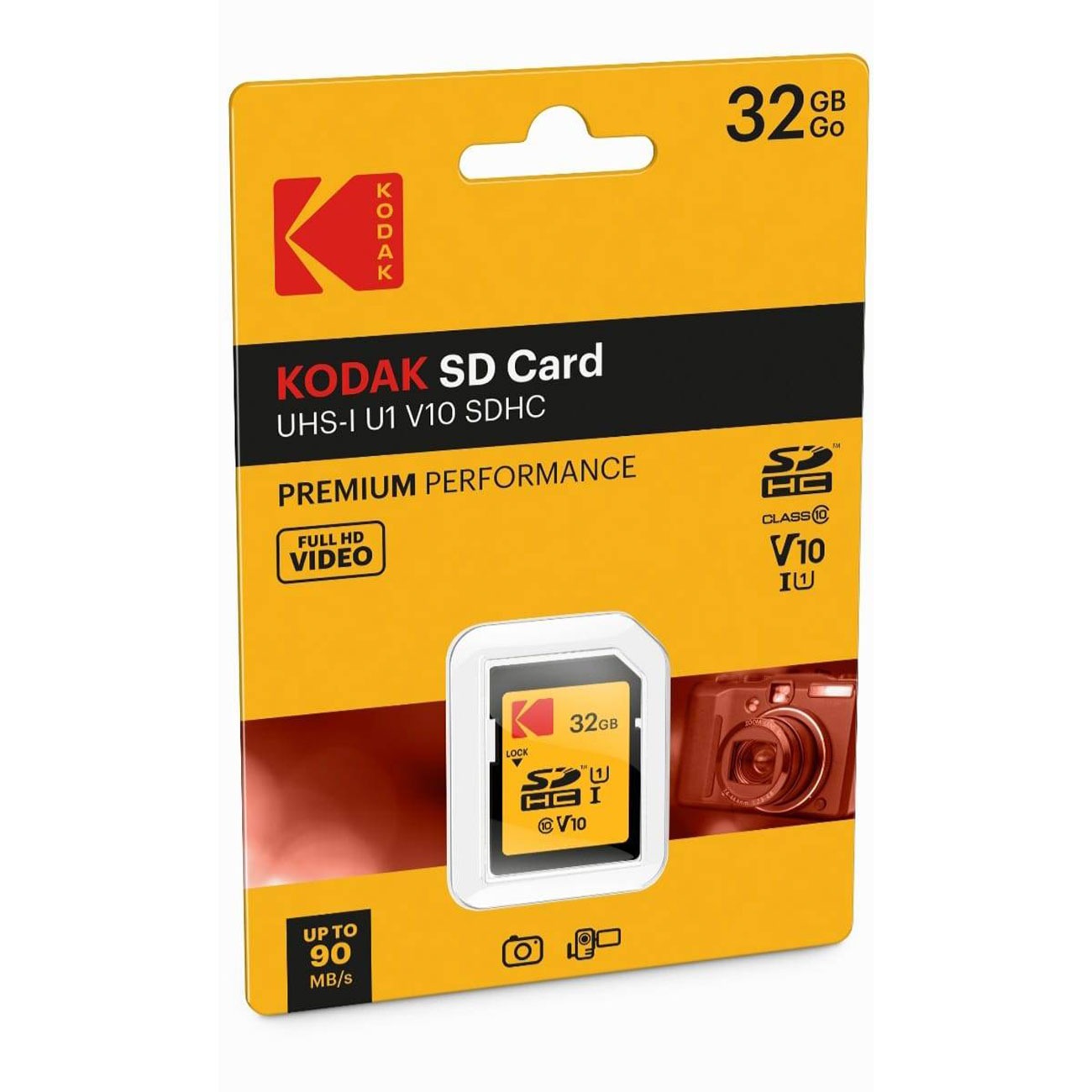 کارت حافظه کداک Kodak Premium 32GB UHS-I U1 V10 SD Memory Card